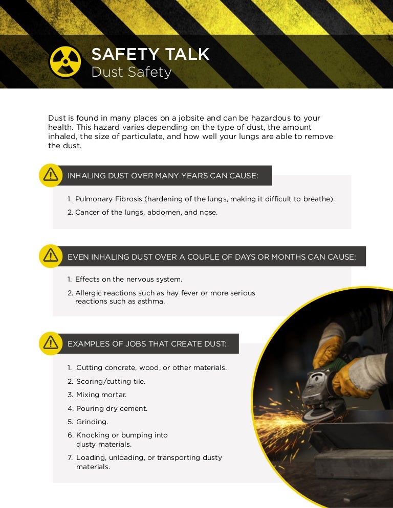 Safety Talk Dust Safety