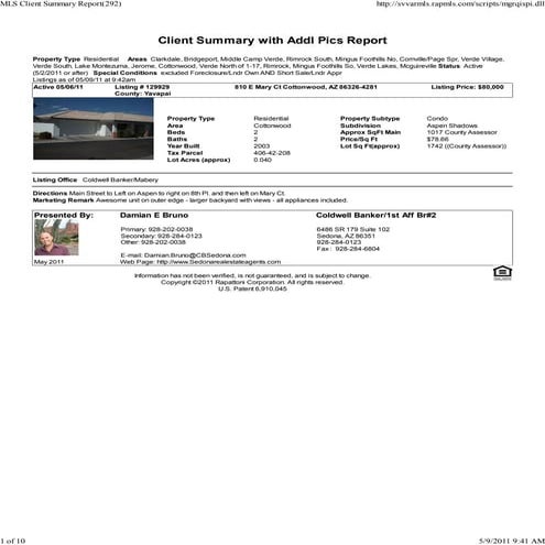 Weekly Verde Valley Real Estate Transaction Report | PDF