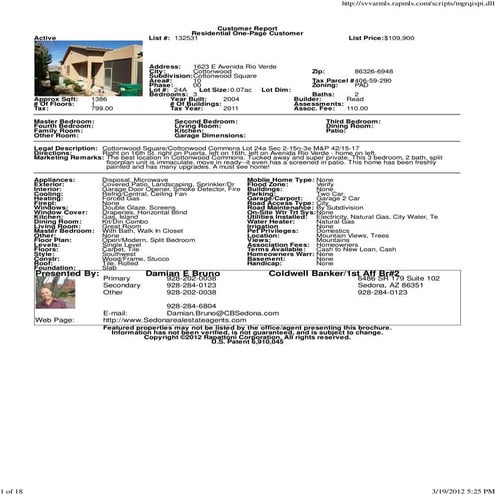 Weekly Verde Valley Real Estate Transaction Report | PDF