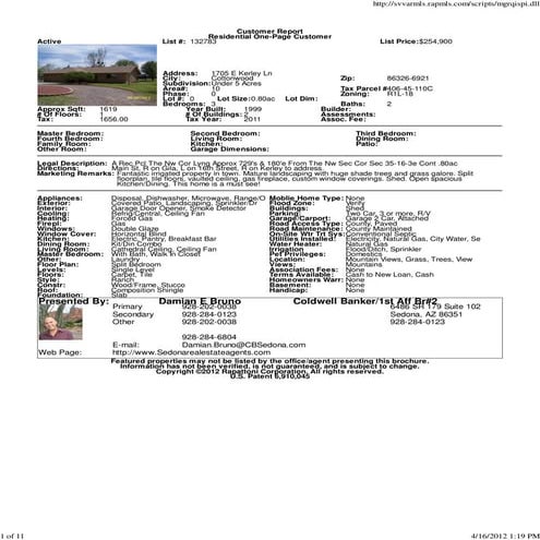 Weekly Verde Valley Real Estate Transaction Report