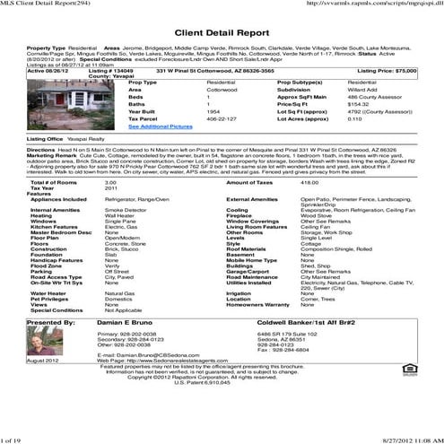 Tds real estate transfer disclosure statement - 1112 | PDF