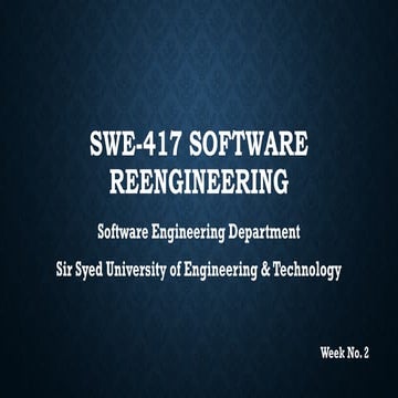 SOFTWARE RE ENGINEERING Week No. 2 (1).pptx