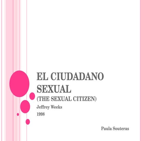 El ciudadano sexual