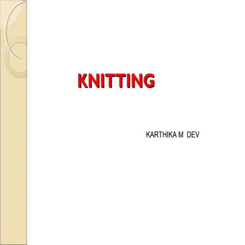 KNITTING