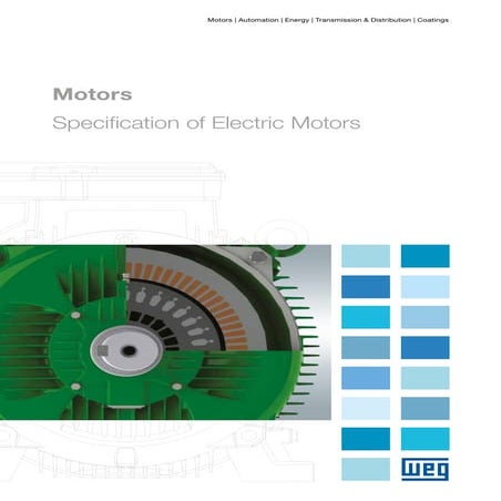WEG Manual de especificaciones de Motores