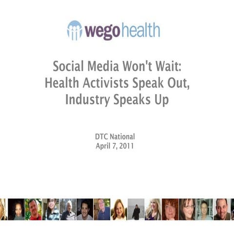 WEGO Health: Health Activists Speak Up