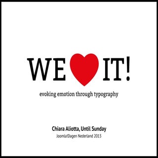 We heart it! Evoking emotion throug...