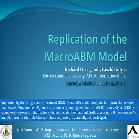 Replication of Macroeconomics from the Bottom-up