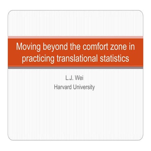 2014-10-22 EUGM | WEI | Moving Beyond the Comfort Zone in Practicing Translat...