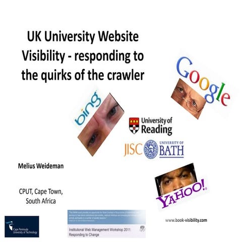 UK University Website Visibility - responding to the quirks of the crawler