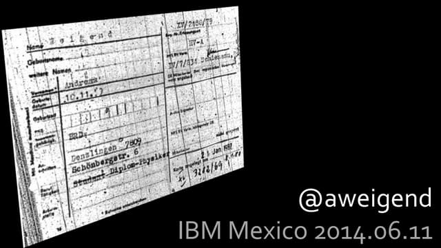Transforming Big Data into Decisions -- keynote at IBM/s 2014 Big Data Day