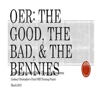 Weighing OER: Final Project