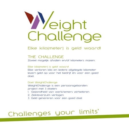 BROCHURE WeightChallenge Boxmeer