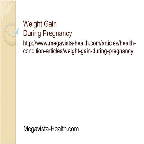 Weight Gain During Pregnancy