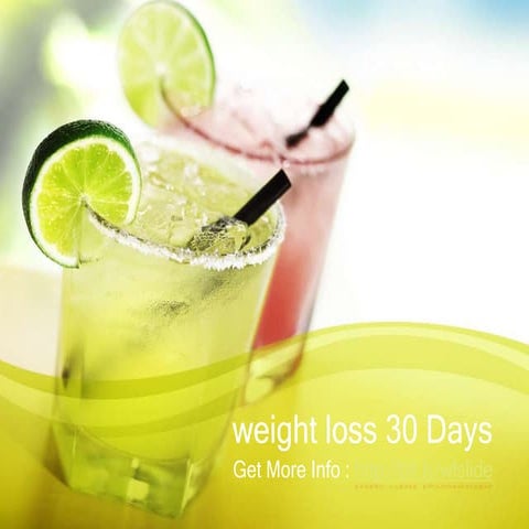 Weight loss 30 days