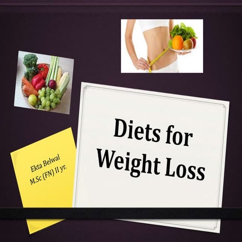 Weight loss diets
