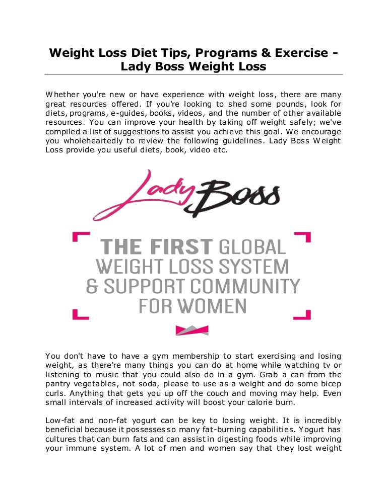 lady boss fat burn pierde cea mai mare greutate în 4 zile