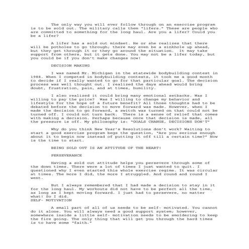 Weight Loss For Good    The # 1 Secret