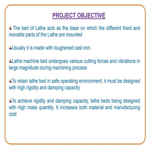 weight optimization of lathe bed using FEA