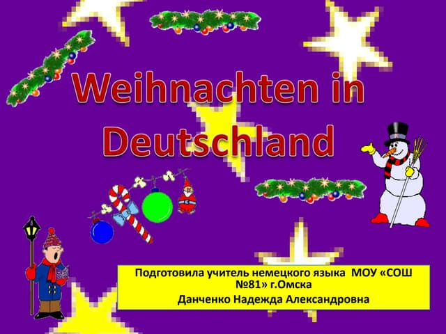 Weihnachten in deutschland