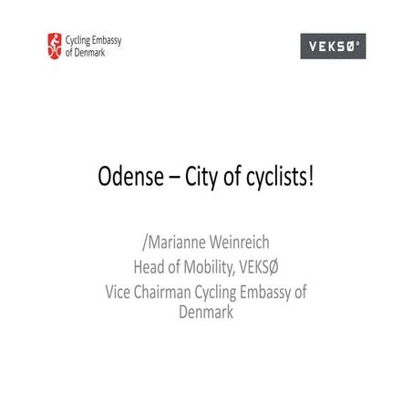 Weinreich Odense City Of Cyclists