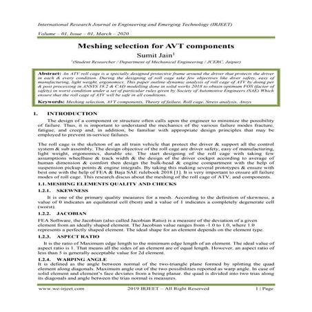 Meshing selection for AVT components