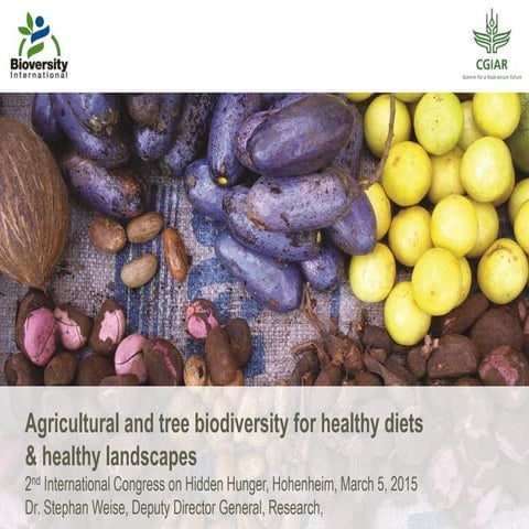Biodiversity and the next generation Green Revolution | PPTX