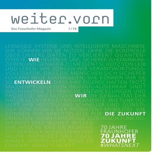 Fraunhofer Magazin weiter.vorn