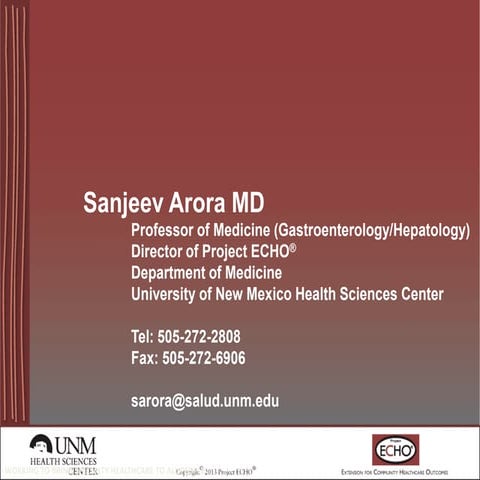 Weitzman 2013: Project ECHO