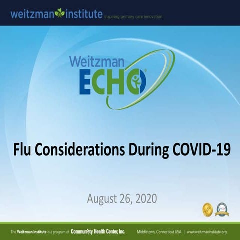 Flu Considerations During COVID-19