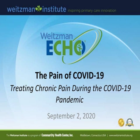 Treating Chronic Pain During the COVID-19 Pandemic