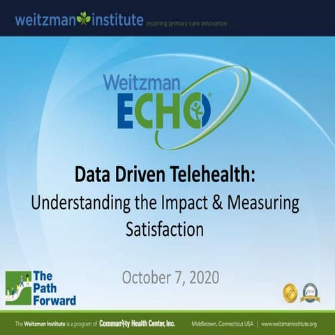 Data Driven Telehealth: Understanding the Impact & Measuring Satisfaction