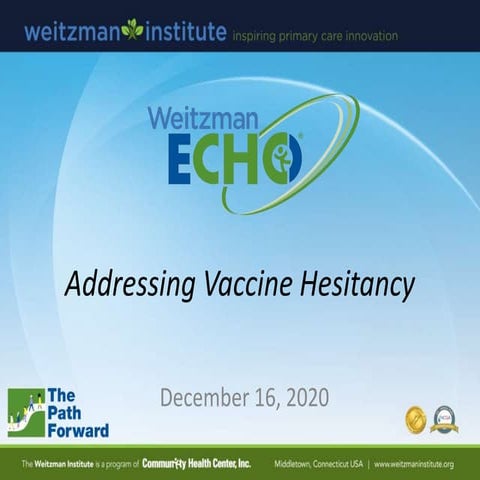 Addressing Vaccine Hesitancy