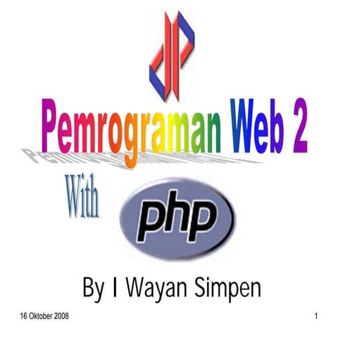 WEB II PHP 06 | PPT