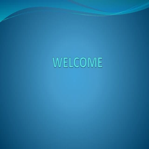 Welcome