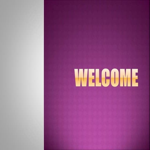Welcome