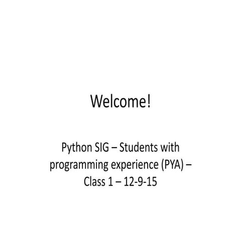 What is Python? | PPT