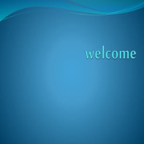 Welcome