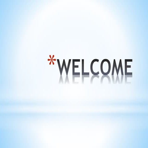 Welcome