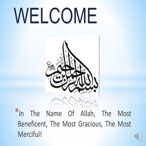 Welcome