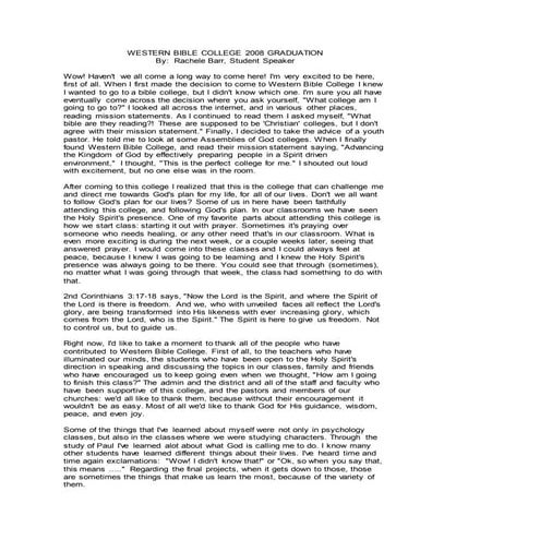 Welcome speech-example-for-church