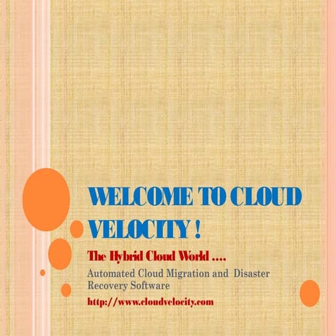 Welcome to Cloud Computing World