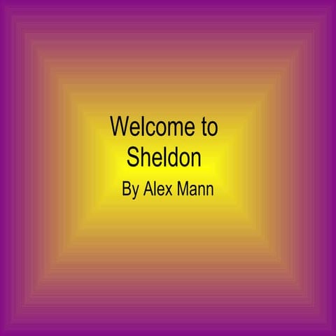 Welcome To Sheldon