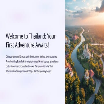 Thailand Starter Pack: 10 Must-Visit Places for First-Time Travelers