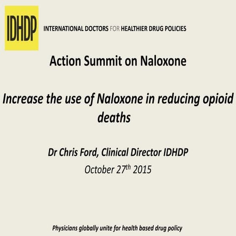 Welcome & answers on naloxone availability, Chris Ford