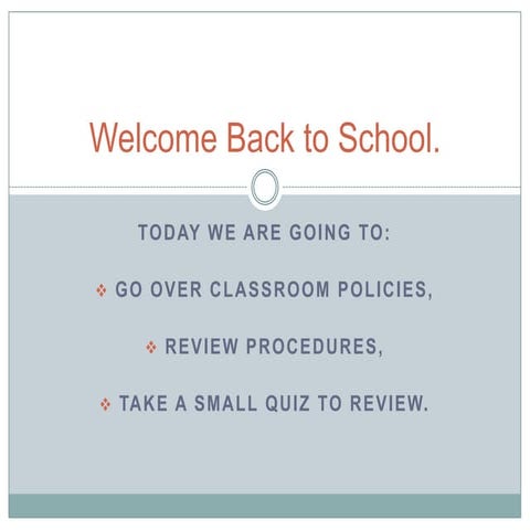 Welcome back to school3