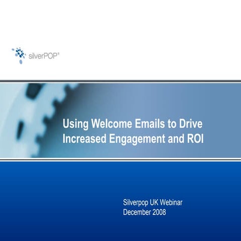 Welcome Email Programmes Uk