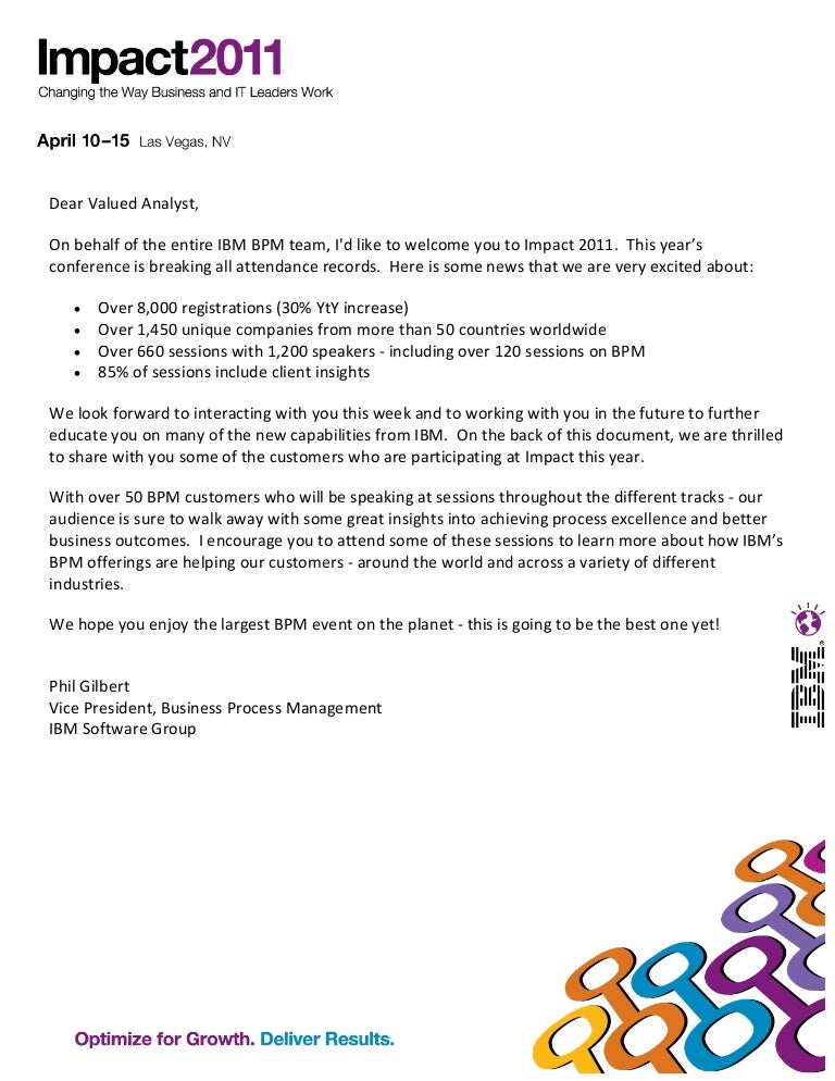 welcome letter from phil gilbert with list of bpm customer welcome letter new customer