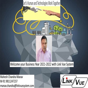 Welcome new business year 2021 2022 with link vue system 