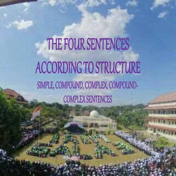 types of sentences according to structure (IAIN Salatiga, Indonesia)